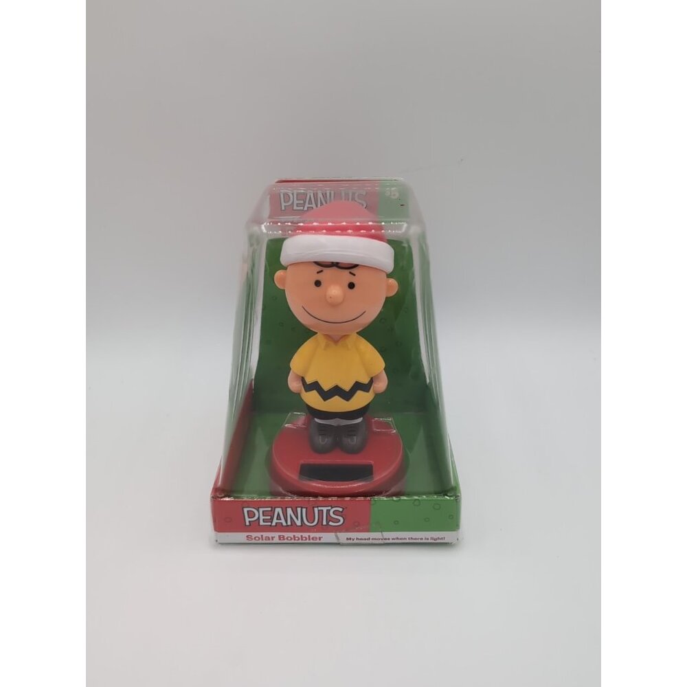 Charlie Brown Christmas Solar Bobbler